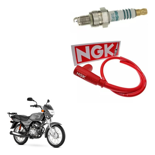 Ngk Cable Alta Moto De Competencia + Bujia Iridium Boxer