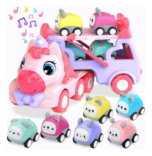 Camión De Juguete Unicornio 7 En 1 Para Niños De 1 A 3 Años