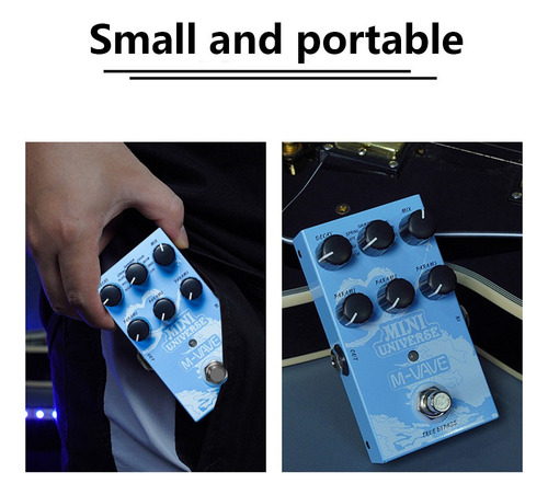 - Pedal De Efectos De Guitarra Mini Con Reverberación