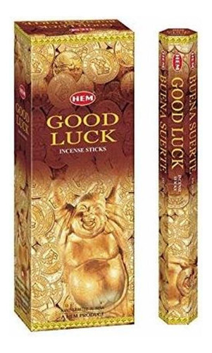 Good Luck - Caja De Seis Tubos De 0.71 Oz - Hem Inciens