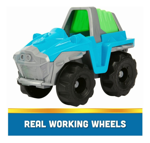 Paw Patrol, Vehículo Básico Sustentable De Rex, Juguetes
