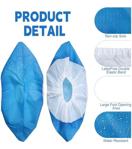 Paquete De 200 Fundas Desechables Extra Grandes Para Botas,
