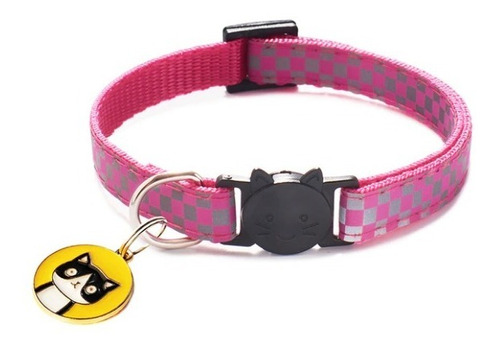 Collar De Seguridad Para Gato | Collar Anti Ahorcamiento Color Rosa