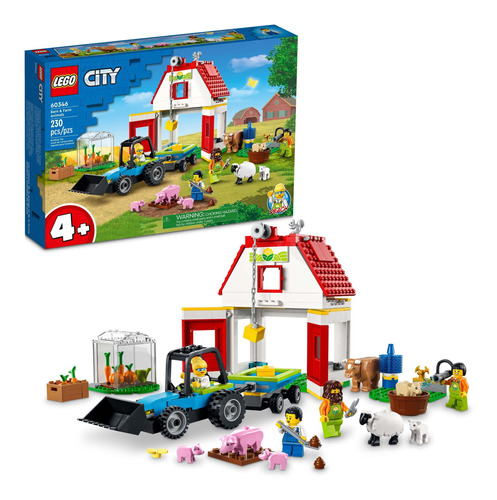 Set Construcción Lego City Granja Y Animales De Granja