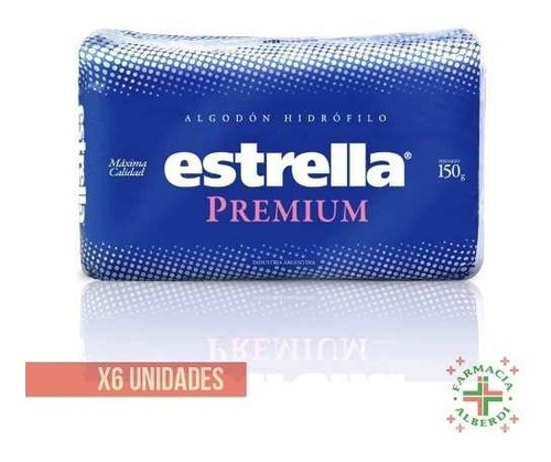 Estrella Algodon Premium X 150gr X 6 Unidades 