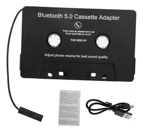 Adaptador De Cassete Bluetooth Para Auxiliar Com Bateria