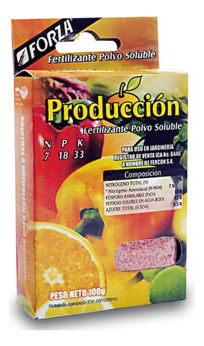 Forza Soluble Producción X100 Gr