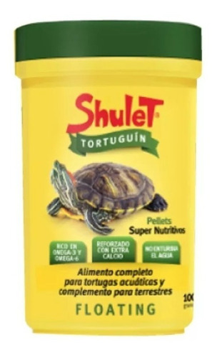 Shulet Tortuguin 100gr Alimento Sticks Tortugas Comida Acuar