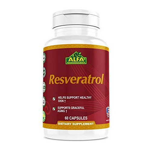 Resveratrol 500mg 60cpsulas Por Alfa Vitaminaspotente Antoxi