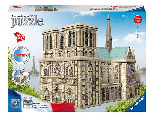 Puzzle 3d Notre Dame