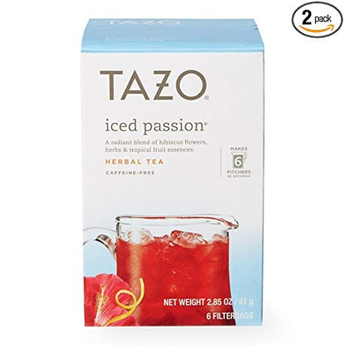 Tazo Passion Helado 6 Ct (pack De 2)