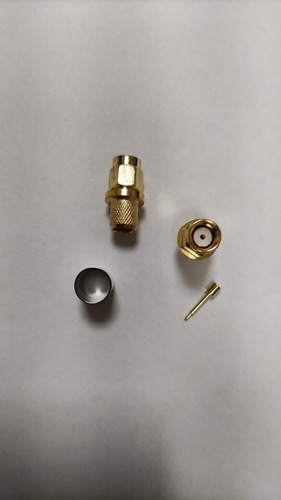 Paquete De 10 Conectores Sma Machos Para Rg6