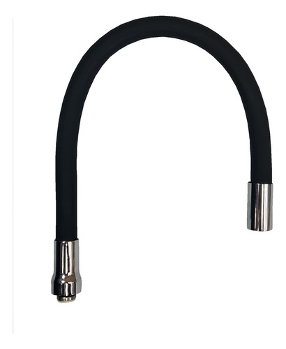 Repuesto Universal Pico Grifo Cocina Flexible Pico Aireador Acabado Mate Color Negro