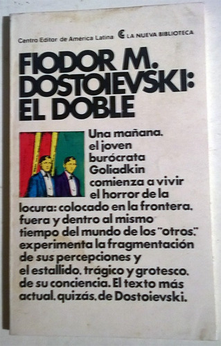 Libro De Fiodor M. Dostoyevski : El Doble