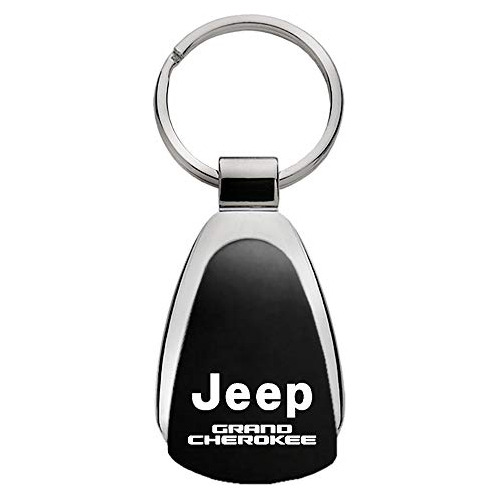 Llavero Forma De Lágrima Negro Jeep Grand Cherokee
