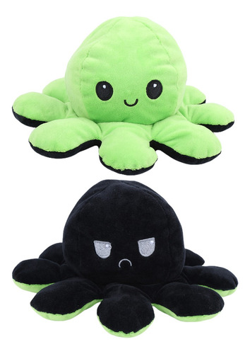 Muñeco De Peluche Con Forma De Pulpo Reversible Con Doble Ca