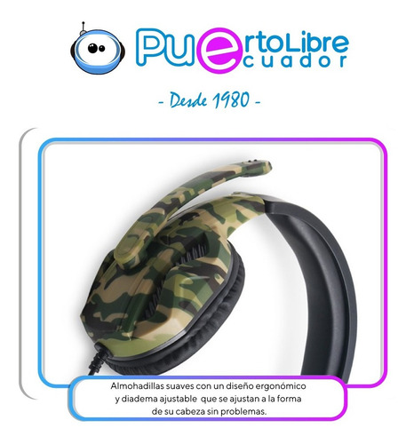 P O T E N T E S Audifonos Gamer Pc Laptop Celular Microfono