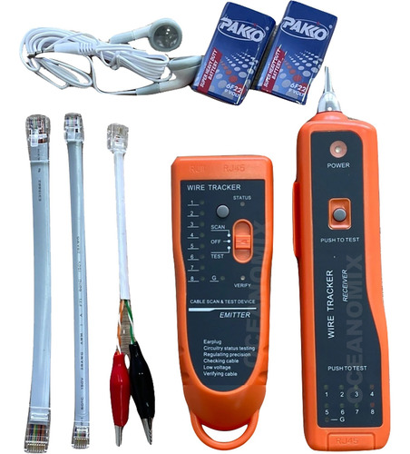 Kit Localizador De Cabos E Testador De Cabos Wh-806r Top