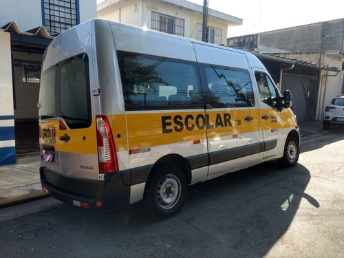 Imagem 2 de 12 de Renault Master 2014 2.3 Extra L2h2 Vitrè 5p Escolar 20l