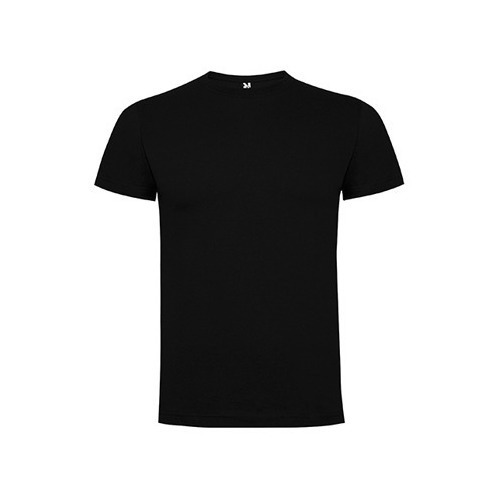 Polera 100% Algodon Negro Ideales Para Estampar Varias Talla