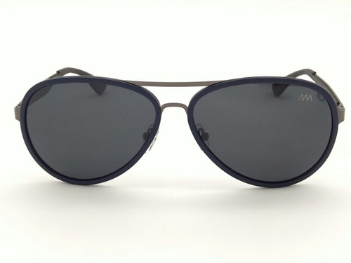 Oculos De Sol Aviador Lentes Polarizadas Azul Fosco 022 570