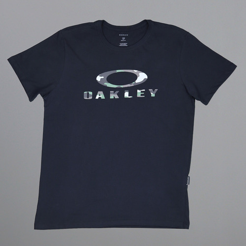 Camisa Masculina Oakley Logotipo O-bark Tee Varias Cores