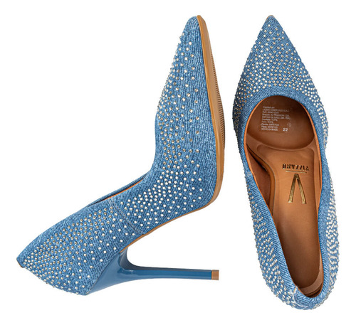 Stilettos Mujer Vizzano 1421-107 1421-107 Tec/jeans/azul/den