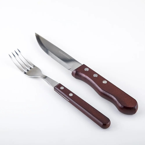 Imagen 1 de 3 de Parrilla Argentina Entrega Set De Cuchillo Y Tenedor Piu