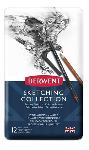 Set Premium De Dibujo Derwent Sketching Collection 12 Piezas