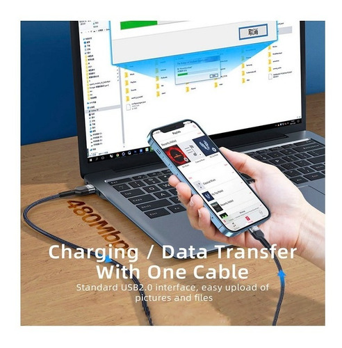 Cable Type-c Para iPhone Y iPad - Tipo C A Lightning Pd 20w