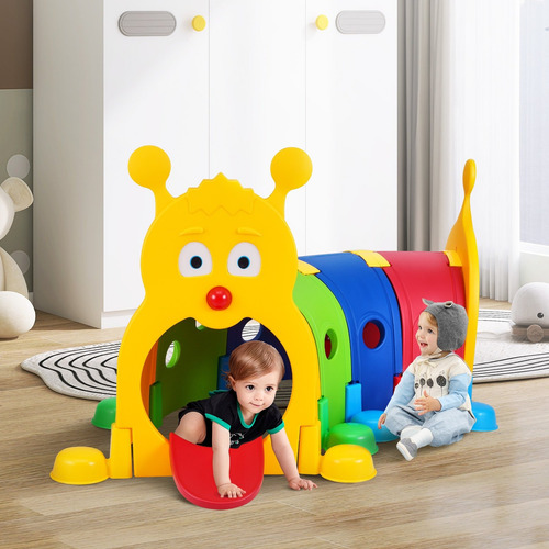 Tunel De Juego Niños Bebes Gusano Msi