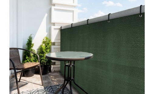 Imagen 2 de 5 de Malla Sombra Cerco O Techo Corredizo 90% - Verde 2 X 50 Mts
