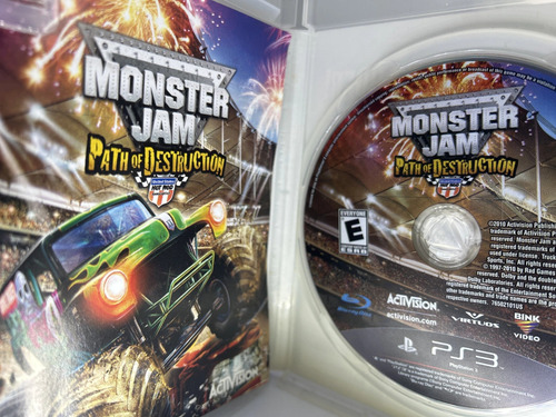 Jogo Monster Jam Path Of Destruction Ps3 (Usado)