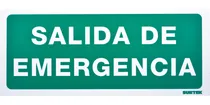 Comprar Señal Salida De Emergencia Surtek