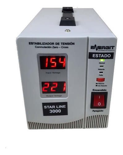 Estabilizador Elevador Automático De Tensión 3kva P/heladera Beige