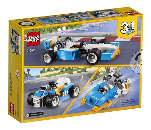 Lego Creator 3en1 31072 Vehiculos Motores Extremos Manias