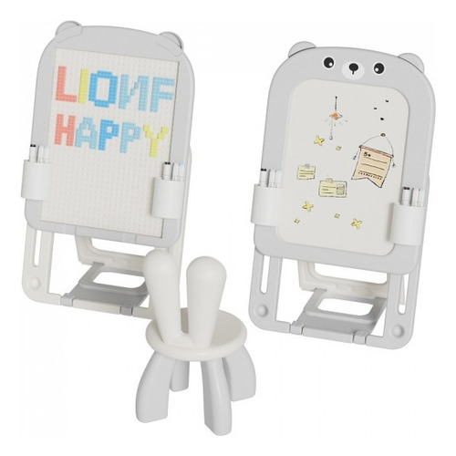 Atril Infantil Blanco - Pizarra Con Silla