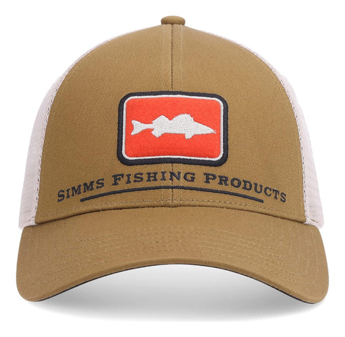 Sombrero De Camionero Con Parche Walleye De Simms - Gorra De
