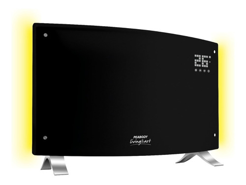 Calefactor Eléctrico Peabody Pe-vqd20 Negro 220v P1