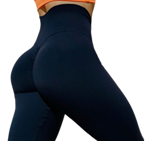 Imagem 2 de 10 de Calça Legging Com Franzido Efeito Levanta Bumbum Ref. 932