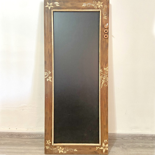 Pizarra De 138x53 Cm / Pizarrón Rústico Y Ecológico (Usado)