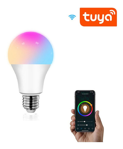 Lampada Led Inteligente Frio Quente Rgb 20w Smart Wifi