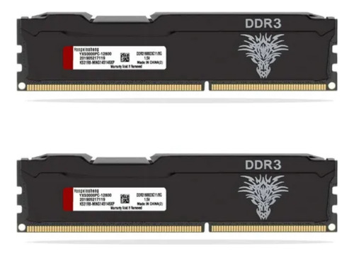 Memoria RAM Ddr3 de 16 GB a 1333 MHz con disipador de calor de 2 x 8 GB
