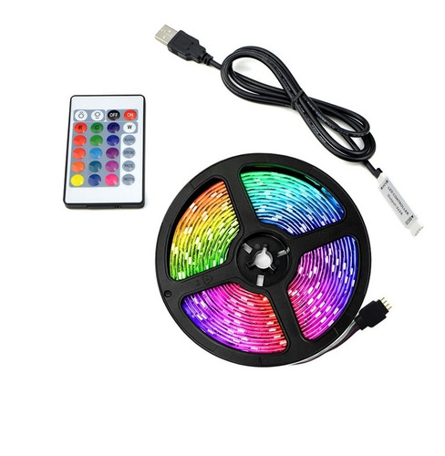 Cinta Led Rgb Tira De 16 Colores Usb + 4 Modos! Modo Tiktok