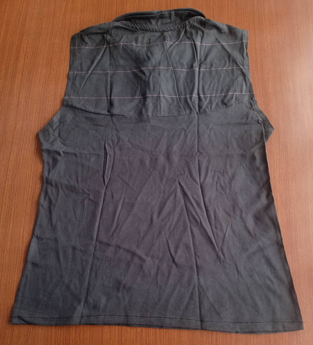 Musculosa Pin Up Amarilla Con Gris De Diseño