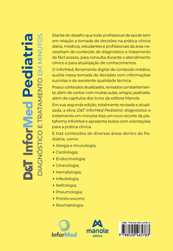D&t Informed Pediatria, De Valente Helena. Amarilys Editora, Capa Mole Em Português