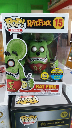 Rat Fink Glow Toy Tokyo Exclusivo Original Sdcc 2019 Funko