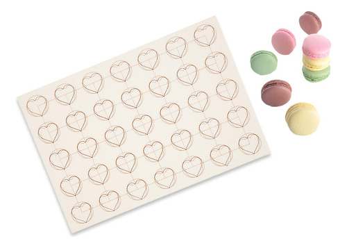 4 Piezas Macaron De Silicona Para Hornear Hojas Para Hornear