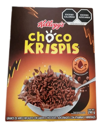 Caja Cereal Choco Krispis De 290 Grs Con 28 Piezas