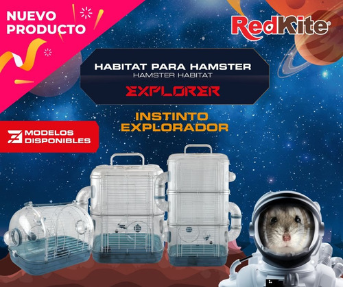 Redkite Hábitat Hámster Explorer 2 Niveles 32 X 21 X 39 Cms